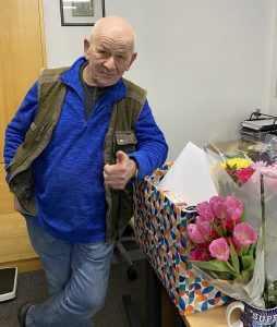 An image of Pat Last giving a thumbs up